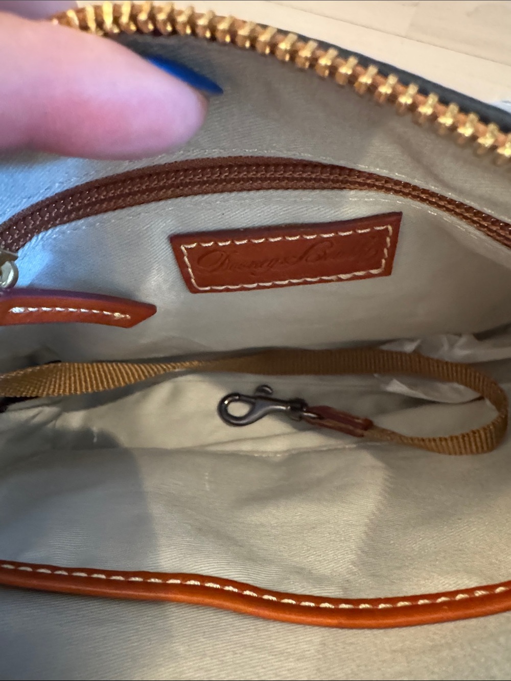 Dooney & Bourke NFL Detroit Lions Ginger Crossbody Shoulder Bag Purse-New - Picture 6 of 7